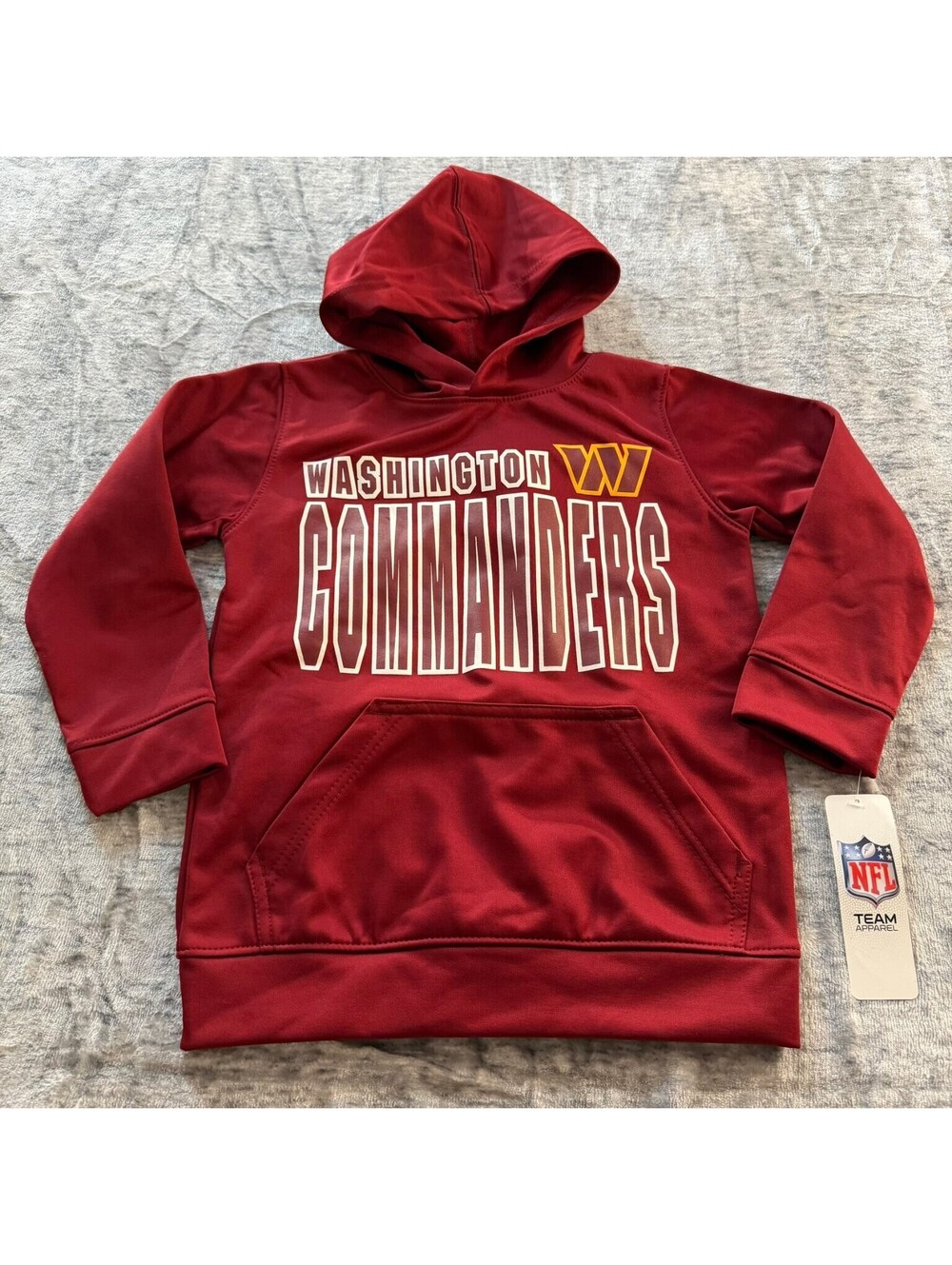 Washington Commanders Hoodie NFL Team Apparel Youth XS 4/5 Polyester